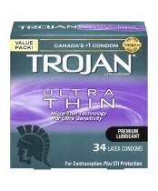 Trojan Sensitivity Ultra Thin Lubricated Latex Condoms